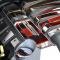 American Car Craft 2010-2015 Camaro SS - Fuel Rail Covers with Brushed Laser-cut SS Lettering, Brushed/Polished Stainless 103014