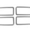 American Car Craft 2010-2015 Camaro - Gauge Cluster Trim 4Pc, Polished Stainless Steel 101011