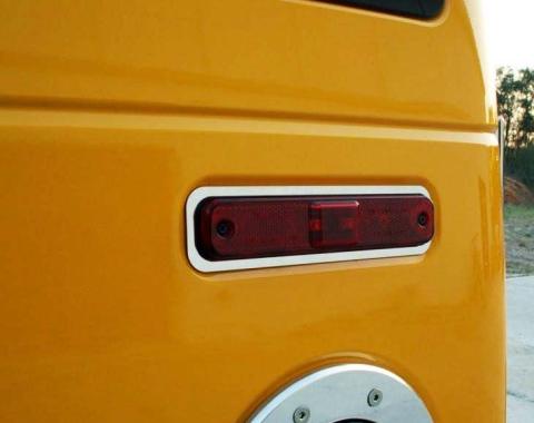 American Car Craft 2003-2013 Hummer H2 - Marker Light Trim 4Pc, Polished Stainless Steel 492004