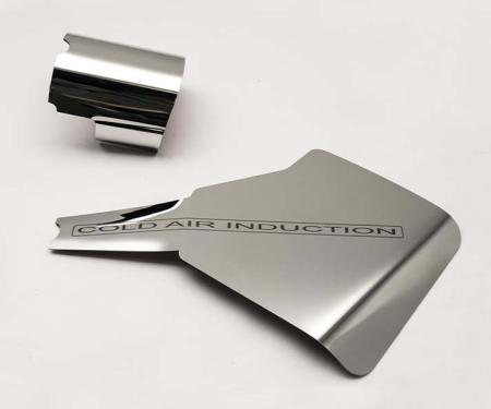 American Car Craft 2011-2013 Mustang GT - Air Box Cover with Etched Lettering 2Pc, Polished Stainless Steel 273052