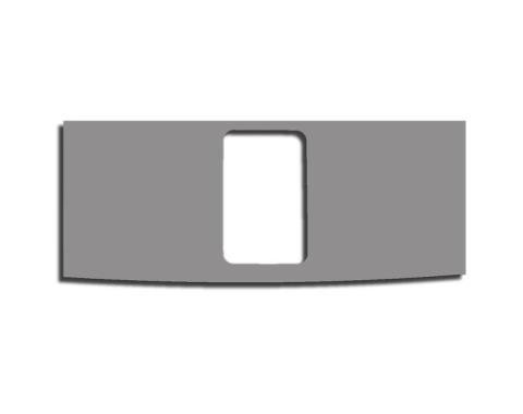 American Car Craft 2001-2005 PT Cruiser - Defroster Switch Plate 1 Hole, Polished Stainless Steel 711020
