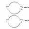 American Car Craft 1984-1990 C4 Corvette Emblem Trim 2Pc, Polished Finish 022005