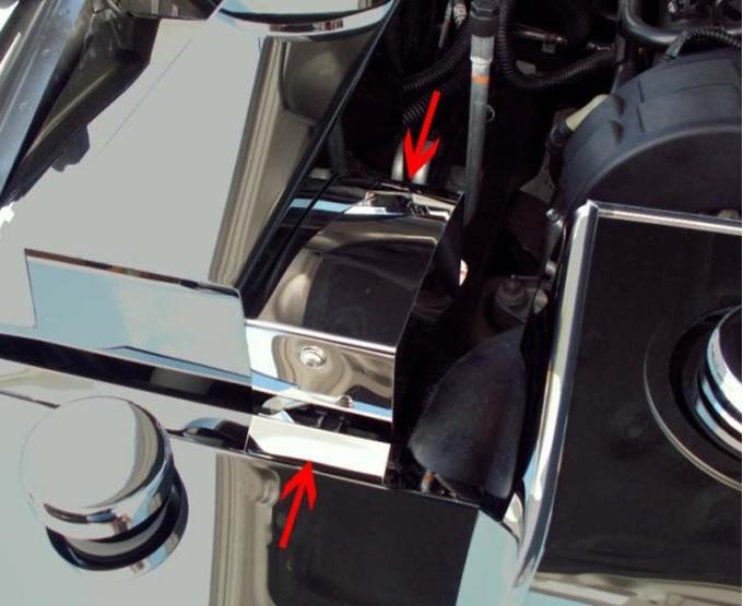 American Car Craft 2005-2009 Mustang V6 Only - BCM Cover Polished Stand Alone (V6), Polished Stainless Steel 273003