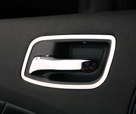 American Car Craft 2011-2013 Dodge Charger - Door Handle Trim Rear 2Pc, Polished Stainless Steel 331004