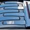 American Car Craft 2014-2019 C7/Z51 Corvette Stingray - Fuel Rail Covers Factory Overlay 2Pc, Stainless Polished/Brushed Trim 053003