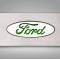 American Car Craft 2009-2014 Ford Raptor - FORD Logo Glove Box Trim, Stainless Steel, Choose Inlay Color 771035
