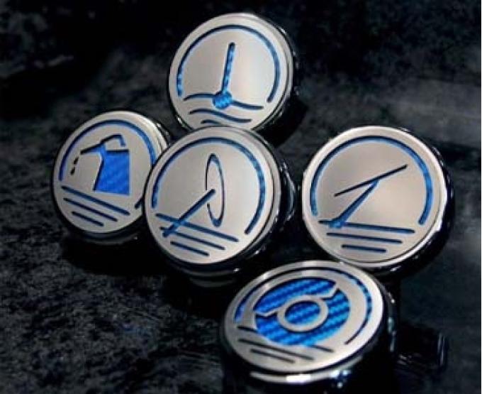 American Car Craft 1997-2004 C5 Corvette - Executive Series Fluid Cap Cover 5Pc Set, Automatic Trans, Choose Color 033078