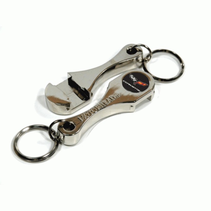 Corvette C6 Connecting Rod Bottle Opener Keychain