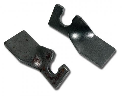 Corvette Parking Brake Cable Guide Brackets, on Trailing Arm, 1965-1982