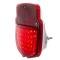 United Pacific 38 LED Sequential Tail Light w/Chrome Housing For 1953-56 Ford Truck - L/H 110761