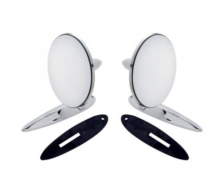 United Pacific Exterior Mirror Bundle for 1955-57 Chevy Passenger Car 110745