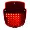 United Pacific 38 LED Sequential Tail Light w/Chrome Housing For 1953-56 Ford Truck - R/H 110762