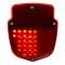 United Pacific 38 LED Sequential Tail Light w/Chrome Housing For 1953-56 Ford Truck - R/H 110762