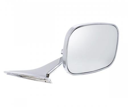 United Pacific Rectangular Exterior Mirror w/Convex Mirror Glass For 1968-72 Chevy Passenger Car - R/H 110295