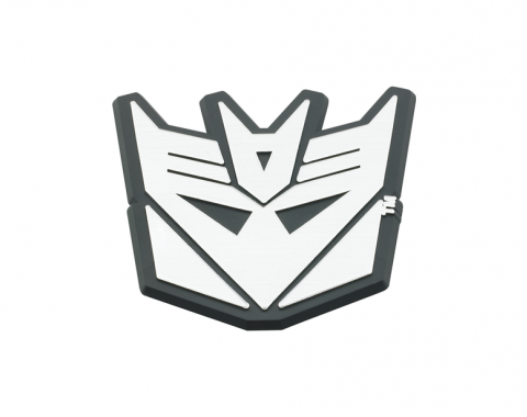 DefenderWorx Decepticon Trunk Badge Black And Chrome 900487
