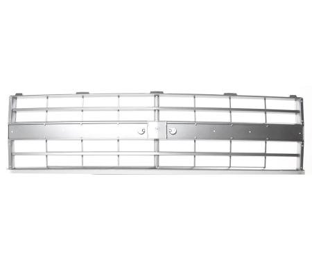 AMD Premium Grille, OE Style with Emblem Mount, Argent Gray, Dual Headlights, 85-88 CK Chevy Pickup Blazer Suburban 150-4085-22