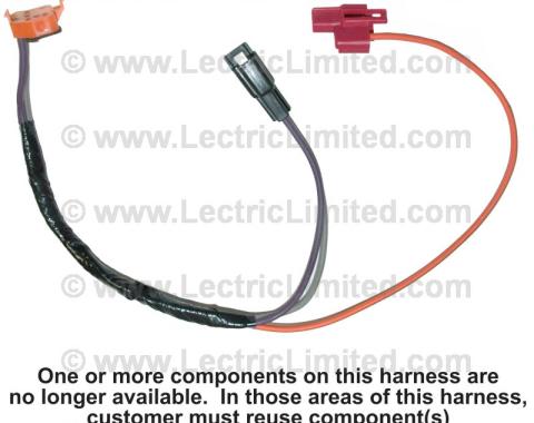 Lectric Limited 1972 Oldsmobile Power Top Switch Harness 16735