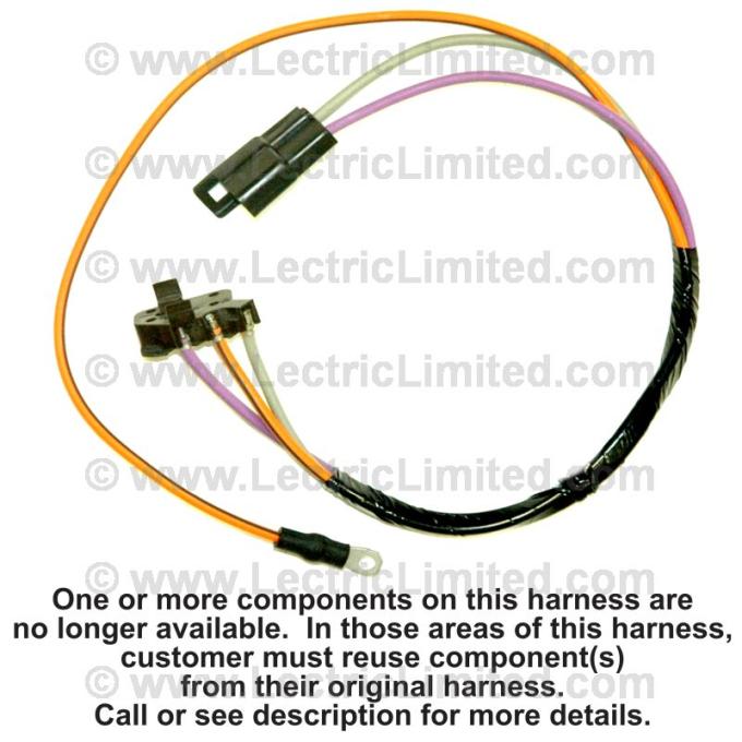 Lectric Limited 1970-1971 Oldsmobile Power Top Switch Harness 15605