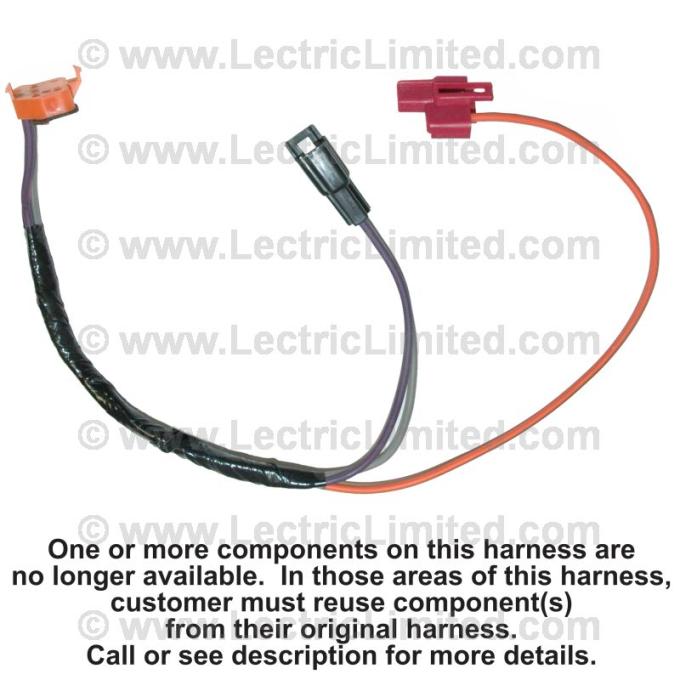 Lectric Limited 1972 Oldsmobile Power Top Switch Harness 16735
