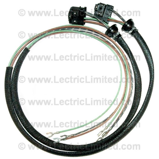 Lectric Limited 1953-1955 Chevrolet Corvette Headlight Bucket Extension Harness Set VHX5354