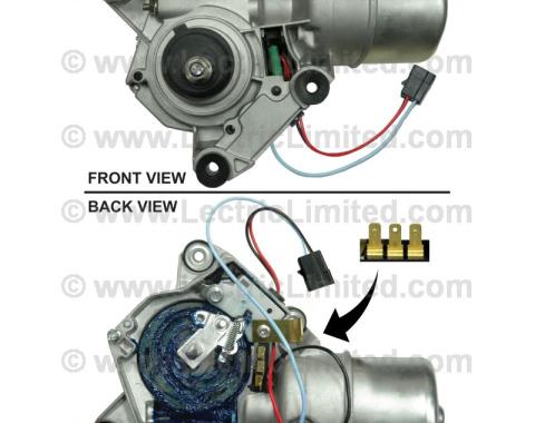 Lectric Limited 1968 Chevrolet Corvette Windshield Wiper Motor DR84168