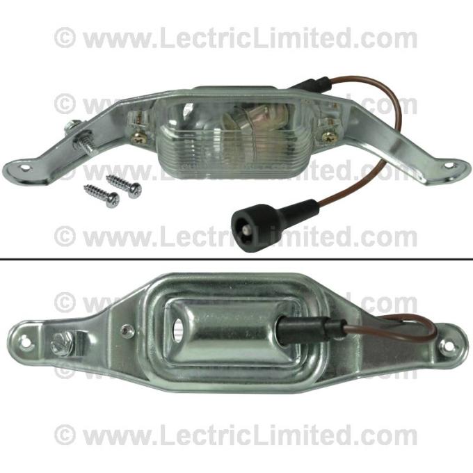 Lectric Limited 1968-1971 Chevrolet Corvette License Plate Light Assembly 00916578