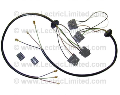 Lectric Limited 1963 Chevrolet Corvette Headlight Bucket Extension Harness Set VHX6300