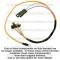 Lectric Limited 1970-1971 Oldsmobile Power Top Switch Harness 15605