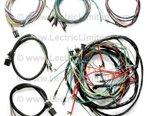 Lectric Limited 1954-1955 Chevrolet Custom Design Series Wiring Harness Set 30910