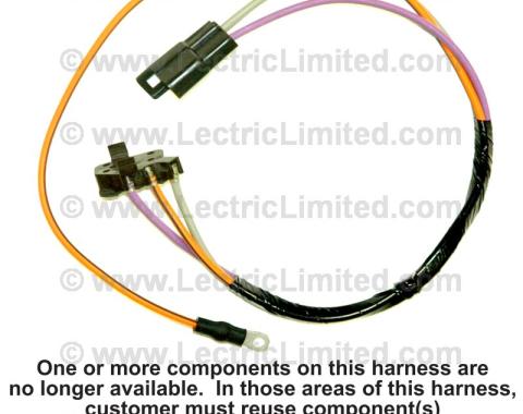 Lectric Limited 1970-1971 Oldsmobile Power Top Switch Harness 15605