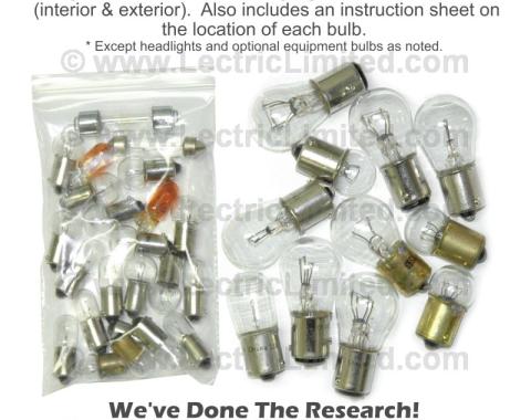 Lectric Limited 1968 Chevrolet Light Bulb Set 49064