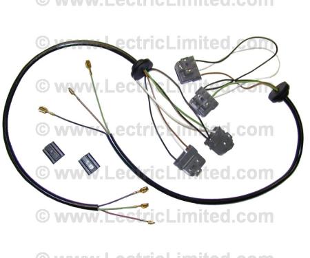 Lectric Limited 1963 Chevrolet Corvette Headlight Bucket Extension Harness Set VHX6300