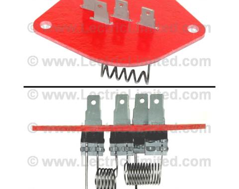 Lectric Limited 1972-1981 Pontiac Firebird Blower Motor Resistor 00487088