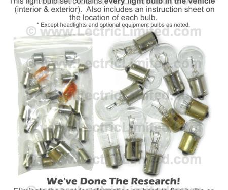 Lectric Limited 1968 Chevrolet Light Bulb Set 49064
