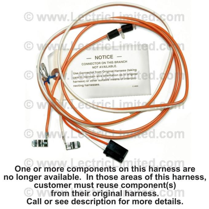 Lectric Limited 1965-1967 Buick / Oldsmobile / Pontiac Dome Light Harness 07865