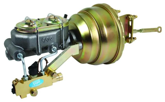 Classic Performance Complete Power Brake Booster Kit for 65-76 Ford Truck, 8" Dual 6572BB24-8D