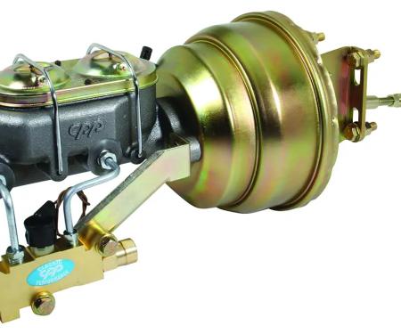 Classic Performance Complete Power Brake Booster Kit for 65-76 Ford Truck, 8" Dual 6572BB24-8D