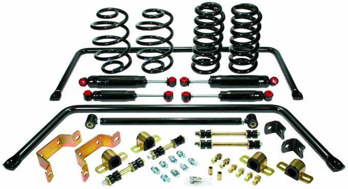 Classic Performance C10 Lowering & Handling Performance Kit, 65-72 C10, 3" Front Springs/Shocks, 5" Rear Springs/Shocks 6572LHP-K35