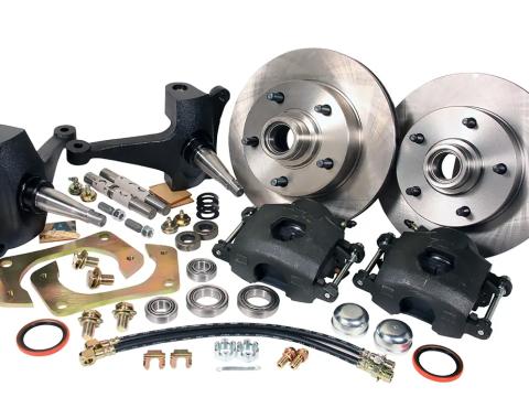 Classic Performance Front Disc Brake Kit with Stock Height Spindles, 1965-79 1/2 Ton Ford Truck 6572SWBK-FT