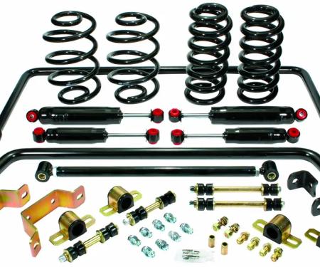 Classic Performance C10 Lowering & Handling Performance Kit, 65-72 C10, 3" Front Springs/Shocks, 5" Rear Springs/Shocks 6572LHP-K35