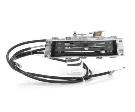 AMD Heater Control Assembly with Cables, without AC, 68 Camaro Firebird K-3925776C