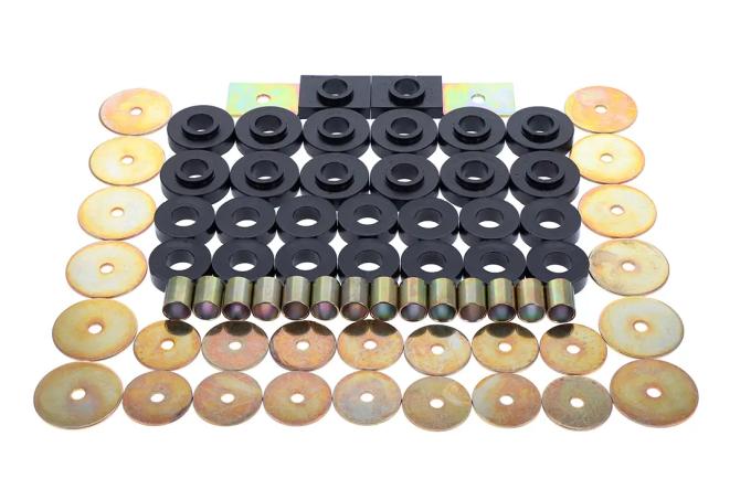Classic Performance Black Poly Body Mount Bushing Kit for a 1955-1957 Chevy Belair CP-4106G