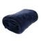 United Pacific 50" X 60" Flannel Fleece Comfort Blanket - Navy Blue 99113