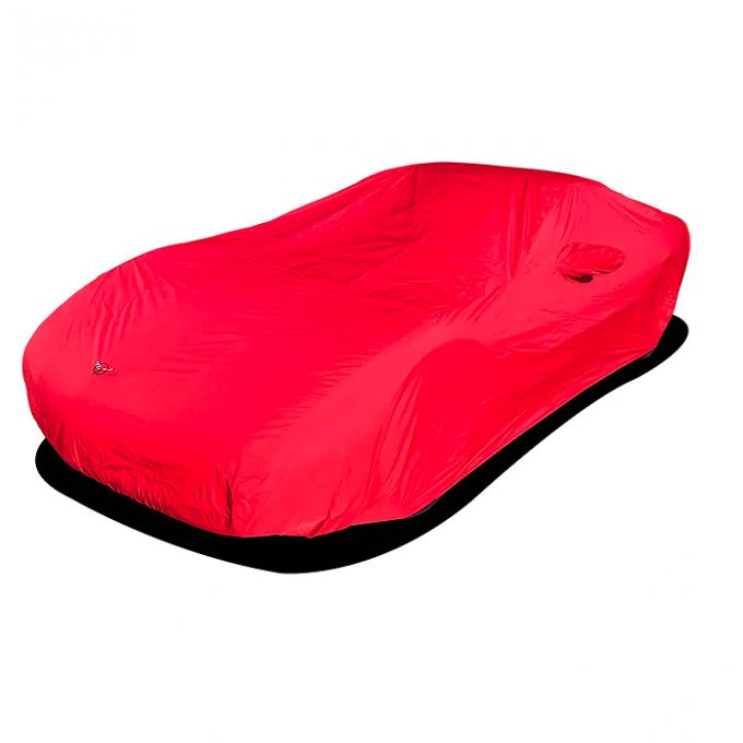 Corvette Car Cover, Stormshield Red with C5 Logo, 1997-2004