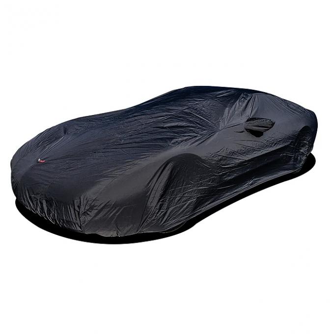 Corvette Car Cover, Stormshield Black with C5 Logo, 1997-2004