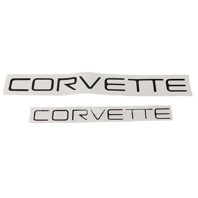 Corvette Corvette Lettering Kit, Black, 1991-1996