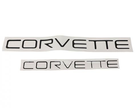 Corvette Corvette Lettering Kit, Black, 1991-1996