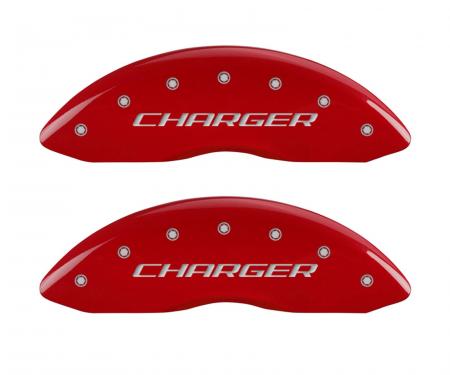 Red Caliper Covers for Dodge Challenger, Charger 12162SCHRRD