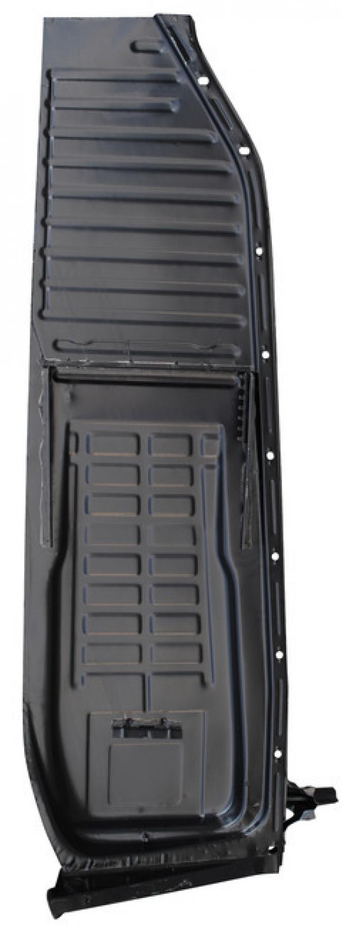 Key Parts '50-'70 Floor Panel Half with Seat Track, Passenger's Side 95-10-75-2