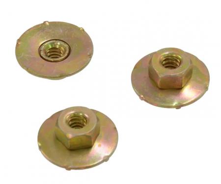 Corvette Wiper Motor Mounting Nut Set, 3 Piece, 1968-1982